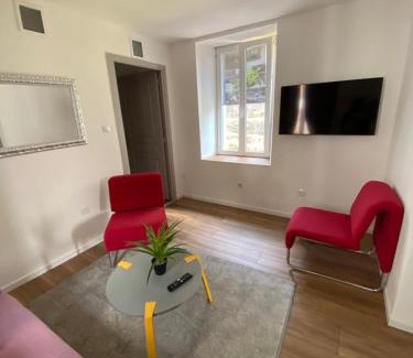 Soultzeren Apartamento | Gîte au bord d’une rivière !
