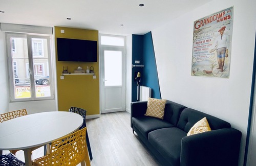 Grandcamp-Maisy Apartamento | Gîte « Au Bord des Embruns » 4 Personnes au Cœur des Plages du Débarquement