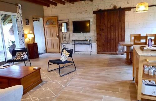 Brain-sur-Allonnes Casa | Gîte confortable près de Saumur : 2 chambres, jardin clos, terrasse, proche sites touristiques - FR-1-622-4