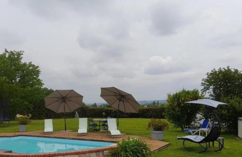 Louchy-Montfand Casa | Gîte Contemporain pour 4 avec Piscine Chauffée et Bureau à Proximité des Sites Historiques - FR-1-489-444