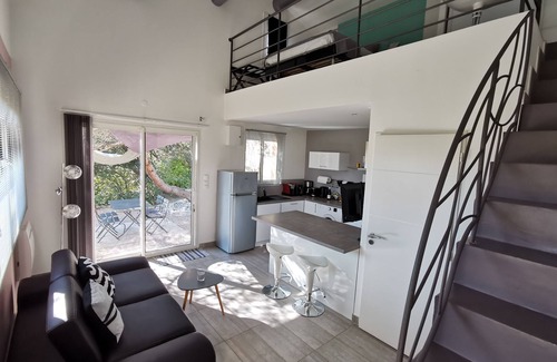 Vaison-la-Romaine Casa | Gîte de France 3 * en Vaison la Romaine, aire acondicionado, hermosa vista