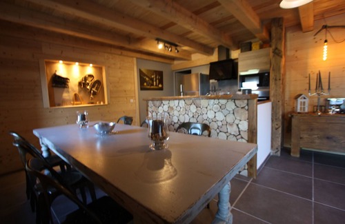 Saulxures-sur-Moselotte Cabaña | Gîte 6 personnes-Gîte-De Lujo-Baño en la habitacion-Vista a la Montana