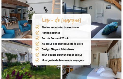 Saint-Georges-sur-Cher Casa | Gîte La Grange au cœur des châteaux
