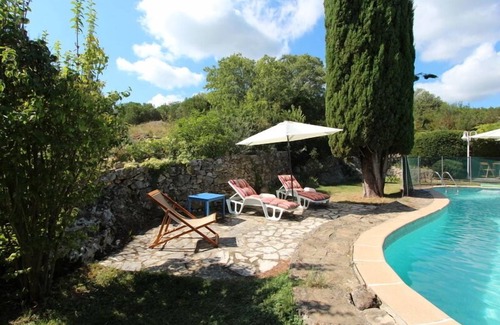 Verfeuil Casa | Casa rural con piscina, tranquila, cerca del valle de Céze y Uzès
