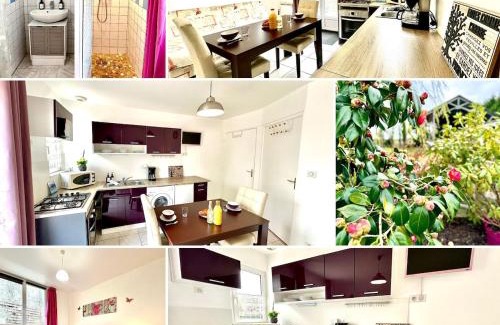 Noyelles-sur-Mer Apartamento | Gîte Les Fleurs des Champs - Paisible - Plain-pied