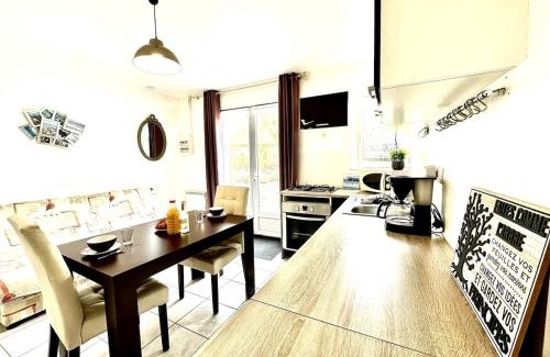 Noyelles-sur-Mer Apartamento | Gîte Les Fleurs des Champs - Paisible - Plain-pied