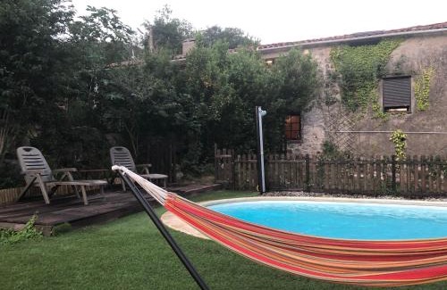 Roquefort-les-Cascades Casa | Gîte Tanagra : Maison avec piscine et vue exceptionnelle