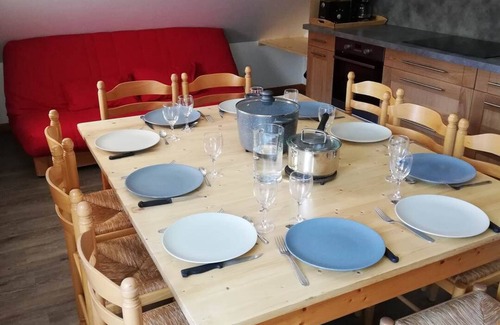 Valmeinier Apartamento | Gîtes 2+3 - 20P- 8 rooms cosy- Sauna- Panoramic balconies