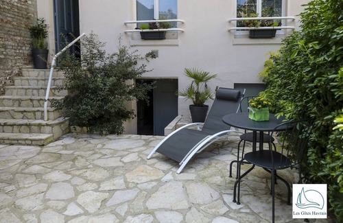 Anatole France Danton Apartamento | Gîtes Havrais - Gîte Tellier - Old Center - Apartamento con jardín