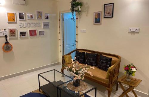 Gachibowli Apartamento | Gachibowli ' House of Color's Susi Stays-303 1 BHK