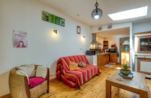 Poussan Apartamento | Gaia con jardín y aire acondicionado
