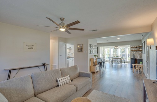 Aubrey Casa | Game Room & Fire Pit: Family-Friendly Aubrey Home