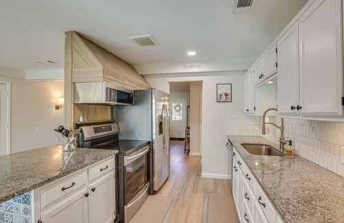 Aubrey Casa | Game Room & Fire Pit: Family-Friendly Aubrey Home