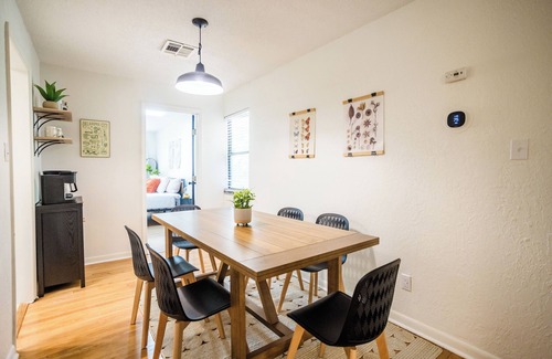 Central Oklahoma City Casa | Gameroom/Fireplace/Bar/Backyard/Pet Friendly- Home in Adventure District of OKC