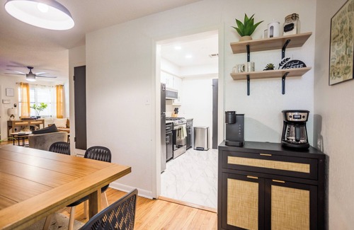 Central Oklahoma City Casa | Gameroom/Fireplace/Bar/Backyard/Pet Friendly- Home in Adventure District of OKC