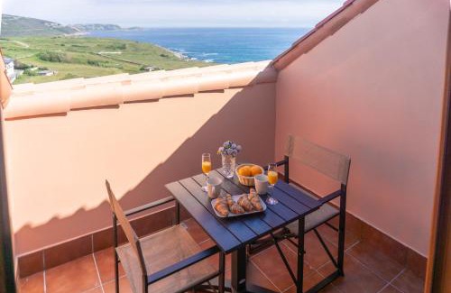 Malpica de Bergantinos Apartamento | GARA MALPICA, terraza al mar