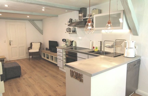 Suderdeich Apartamento | Apartamento amueblado con gusto **** en Biolandhof cerca del Mar del Norte