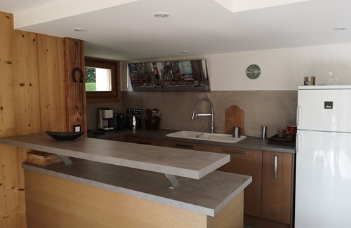 Saint-Gervais-les-Bains Apartamento | Garden apartment in chalet. Superb views.