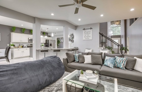 Mesquite Casa | Garden Patio & Fire Pit: Mesquite Home Near Lakes