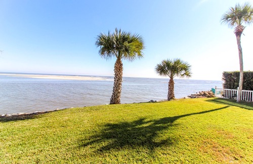 East Beach Casa | Gated Large East Beach Home W/ Pool, Oceanfront Dock, Great Fishing! Best Views!