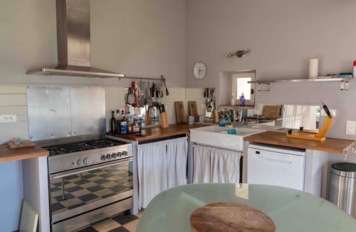 Gazaupouy Casa | Gazaupouy lado sur, con vistas al campo y los Pirineos