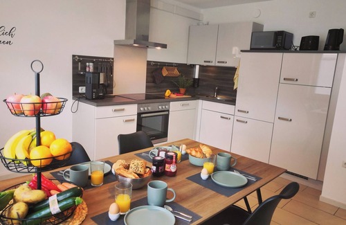 Marktsteft Apartamento | Gemütliche Ferienwohnung Herrlich auf ca. 65 m2 für bis zu 4 Personen