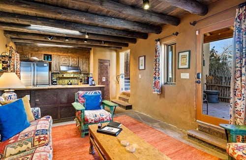 Historic Eastside Casa | Genuine Santa Fe Work of Art | Near Canyon Rd | Patio