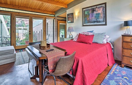 Canoncito Apartamento | ¡NUEVO! Acogedor estudio Glorieta en 11 acres pintorescos!