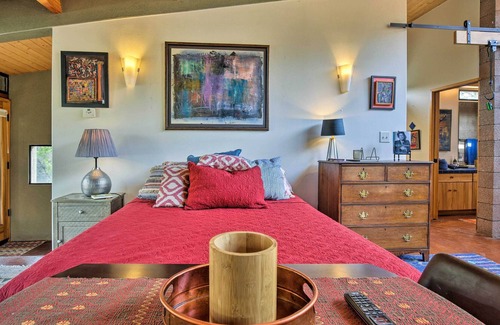 Canoncito Apartamento | ¡NUEVO! Acogedor estudio Glorieta en 11 acres pintorescos!