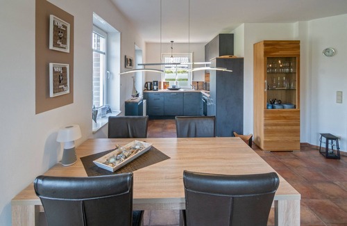 Dornumergrode Casa | Gepflegtes Reihenendhaus Leuchtturm mit Garten