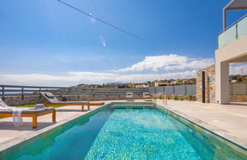 Kefalas Villa | Gianna's Panoramic Seaview Twin Villas with pool 1