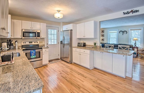 Gilford Casa | Gilford Home w/ Forest View, by Lake Winnepesaukee