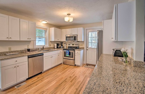Gilford Casa | Gilford Home w/ Forest View, by Lake Winnepesaukee