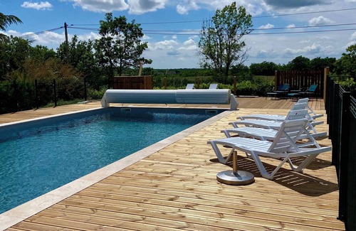 Bagat-en-Quercy Casa | Gîte 4 people L'observatoire with view and swimming pool