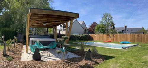 Saint-Mathurin-sur-Loire Casa | Gite au gré de la Loire piscine et spa