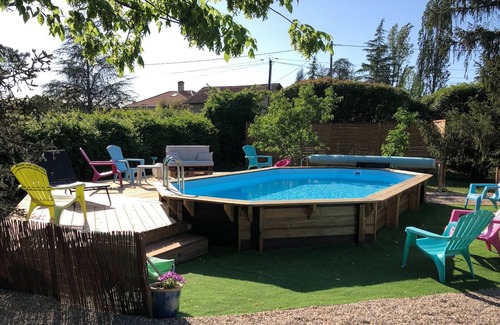 Saint-Morillon Casa | Gite classified 3 * From Here and Elsewhere "Outbuilding in a house region: Bordelais