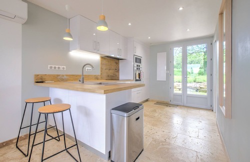 Cladech Casa | Casa de vacaciones 'Gîte Déodatus Avec Piscine' con piscina compartida, Wi-Fi y aire acondicionado