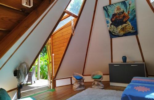 Pointe-Noire Chalet De Esquí | Gite du Manial Tipi bois Danse du Soleil