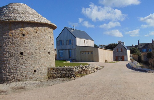 Barfleur Casa | Cabaña para 4 personas con vista al mar