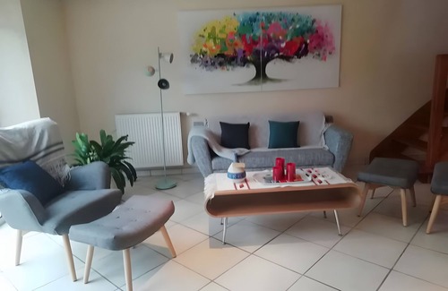 Le Cloitre-Saint-Thegonnec Casa | Gîte 'Entre Terre Et Mer' con Terraza y Wi-Fi