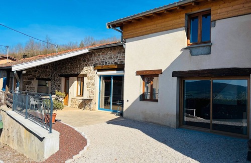 Lantignie Cabaña | Gîte 'Gite De Clairette Et Nono' con Terraza Privada y Wi-Fi