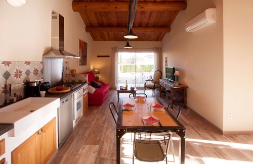 Saint-Victor-la-Coste Cabaña | Casa rural l'Atelier con piscina
