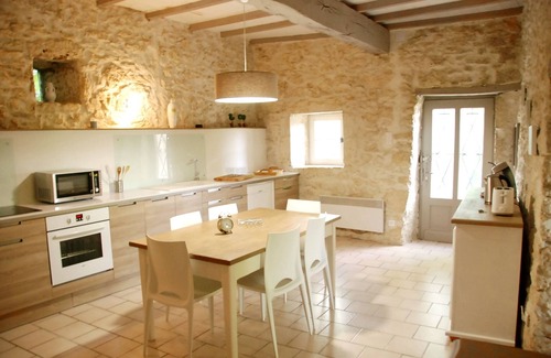 Vic-Fezensac Casa | Gîte Le Bernes - Piscina con vista