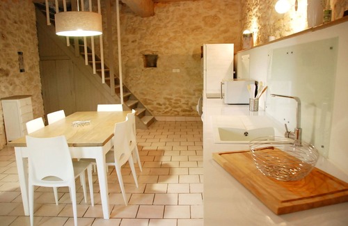 Vic-Fezensac Casa | Gîte Le Bernes - Piscina con vista