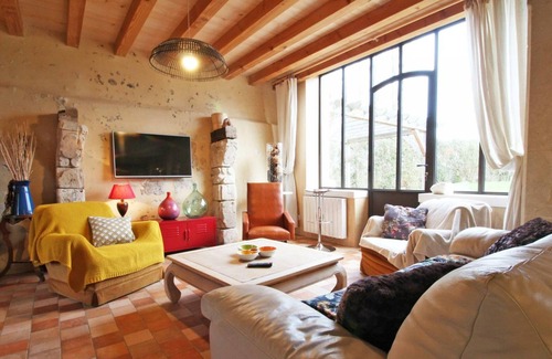 Le Pin-la-Garenne Cabaña | Gite Le Pin-la-Garenne, 3 bedrooms, 8 persons