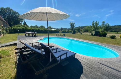 Limeuil Cabaña | Casa rural Limeuil, 4 dormitorios, 7 personas