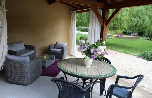 Daglan Cabaña | Casa rural cerca de Sarlat - gran piscina de 14 / 7m y su jacuzzi - parque sombreado de 5000m²