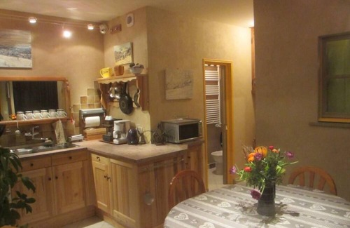 Habere-Poche Chalet De Esquí | Apartamento en la planta baja de una cabaña de madera real en el antiguo taller del pintor