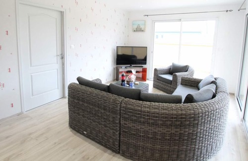 Lindbergh Plage Cabaña | Casa rural Saint-Lô-d'Ourville, 3 dormitorios, 6 personas
