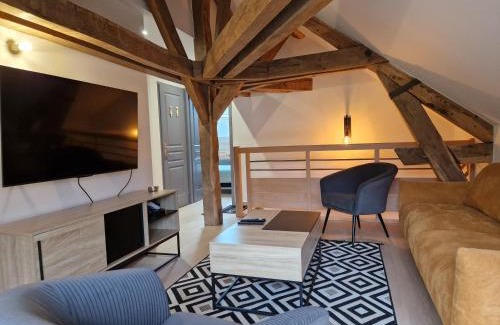 Rupt-sur-Moselle Apartamento | Gite spa atypique, Vosges, chez Bubu, école rénovée bain nordique et nature